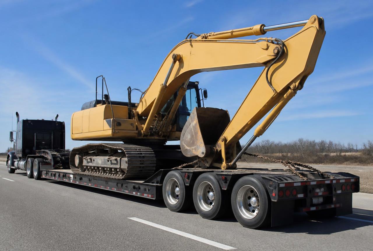 Heavy Haul & Oversize equipment operated by Vantage Point Logistics Group